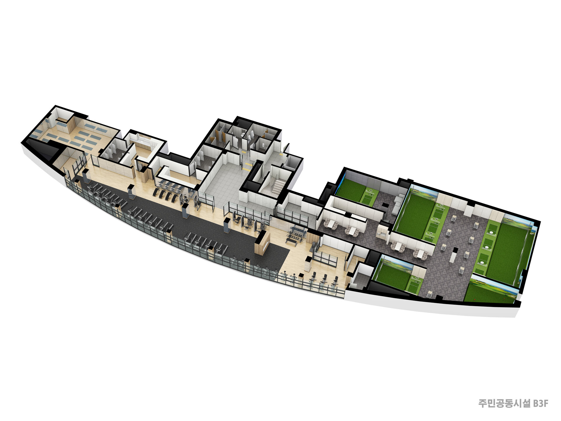 순천 조례수자인 에디션 평면도 B