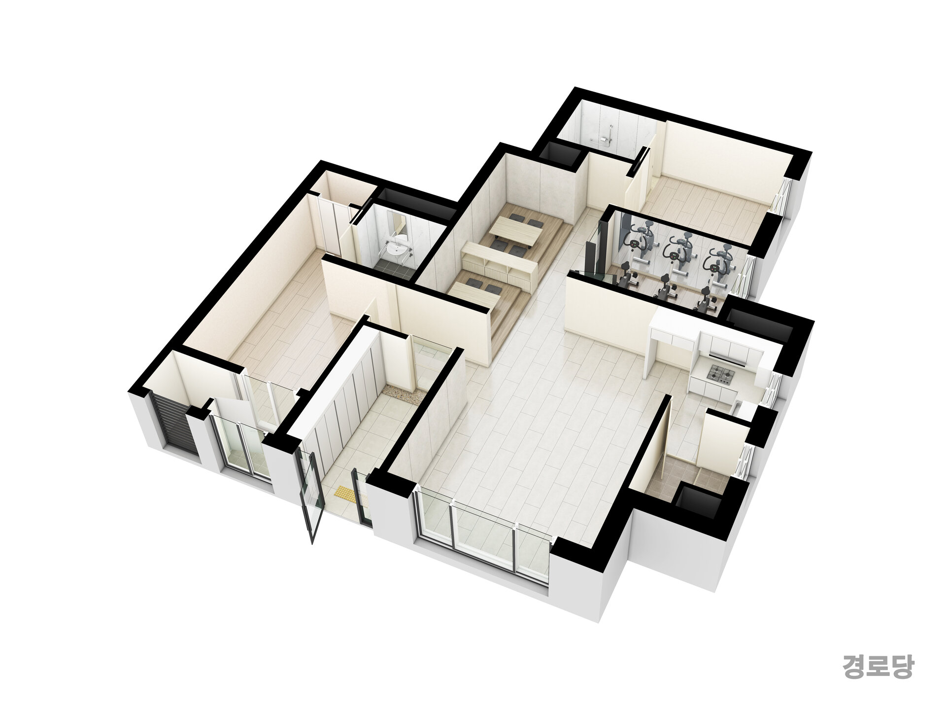 순천 조례수자인 에디션 거실 인테리어